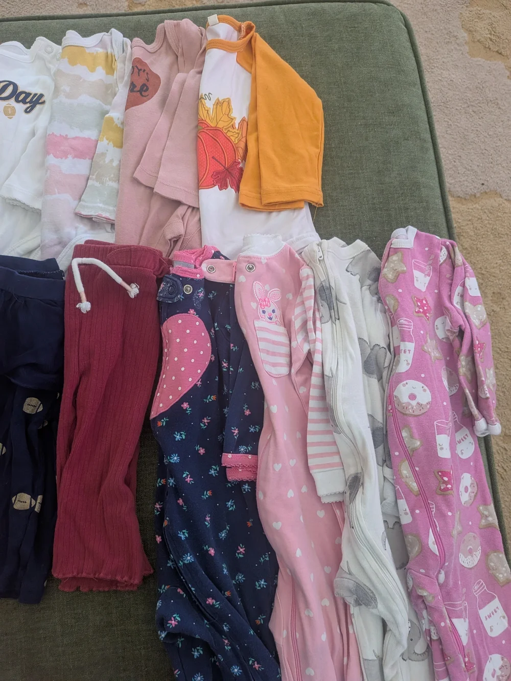Baby Girl Size 6-9 Months Bundle 14 Pieces Brands Include Carter's - Picture 3 of 6